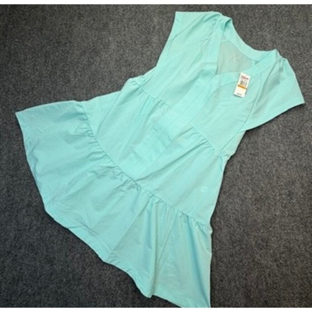 Vineyard Vines Seafoam Mint Green Tiered Midi Dress